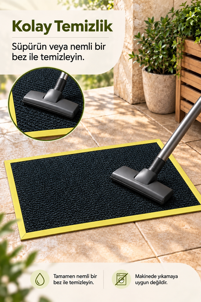 55 × 75 cm Gold çerçeveli paspas kullanım örneği