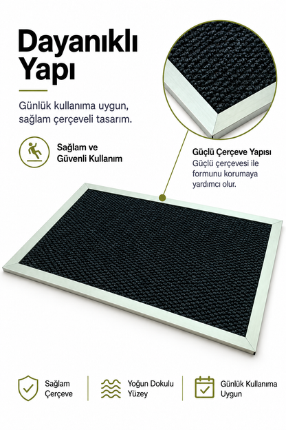 Premium Çerçeveli Kapı Önü Paspası