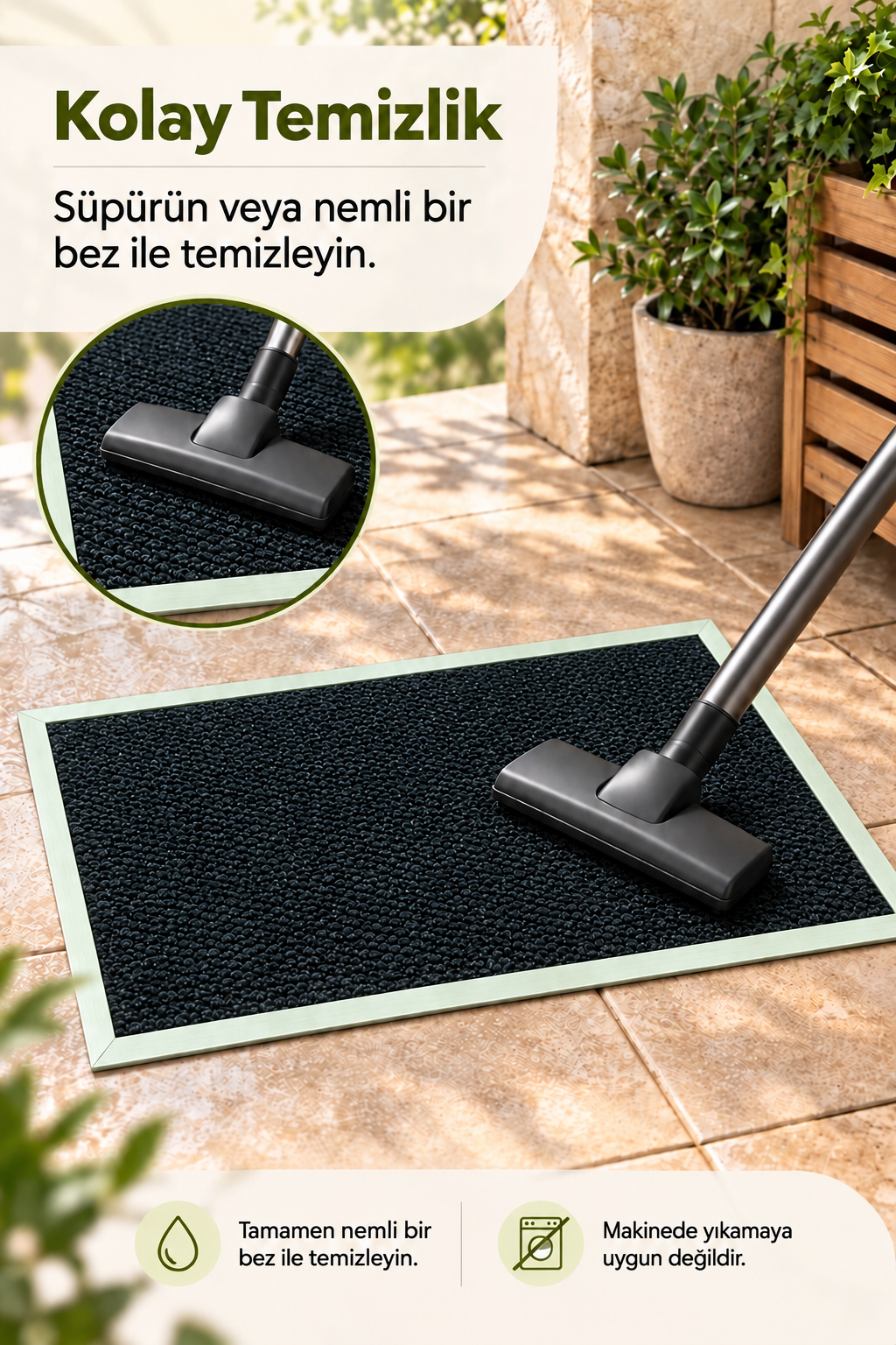 Premium Çerçeveli Kapı Önü Paspası